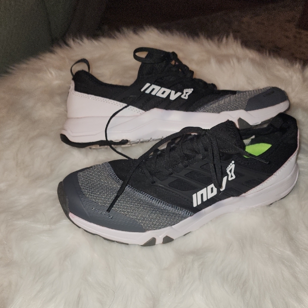 Inov-8 Black and Gray Athletic Shoes - Picture 1 of 8